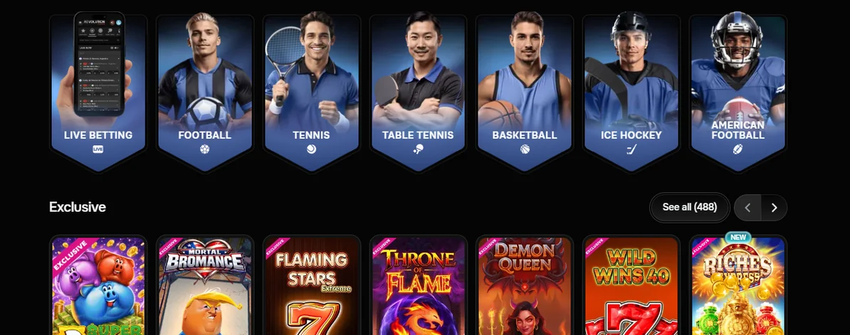 Play Revolution Casino slots